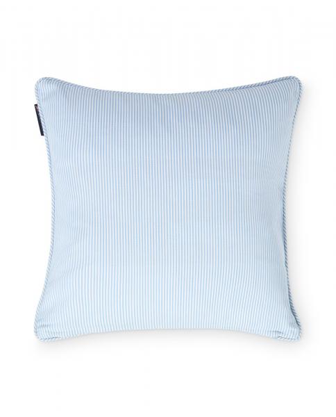 Lexington Blue/White Striped Organic Cotton Kissenhülle