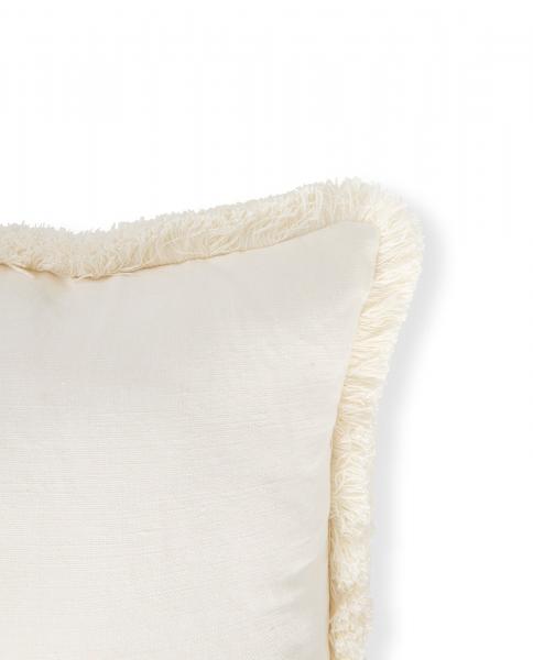 Lexington Leinen Cotton Fringe Kissenhülle