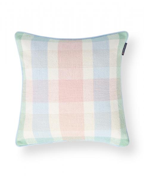 Lexington Multi Checked Recycled Cotton Kissenhülle