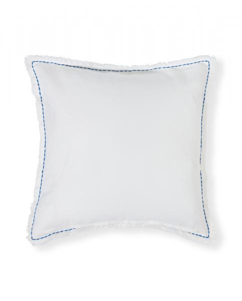 Lexington Summer Embroidered Patch Leinen Cotton Kissenbezug