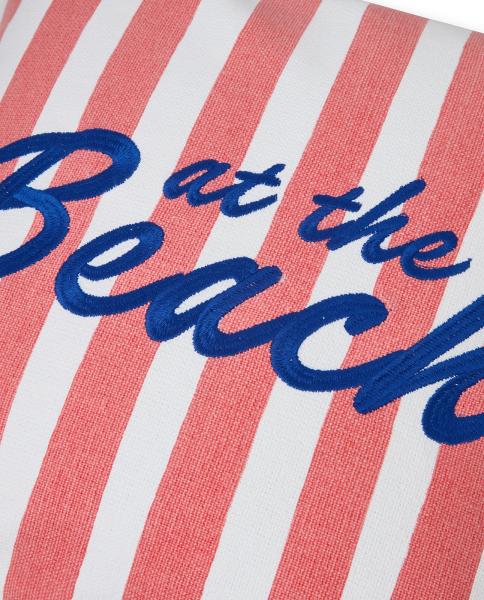 Lexington Printed Stripe Summer Oragnic Kissenbezug