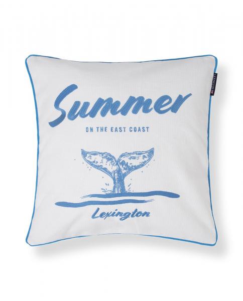 Lexington Summer Whale Organic Kissenbezug