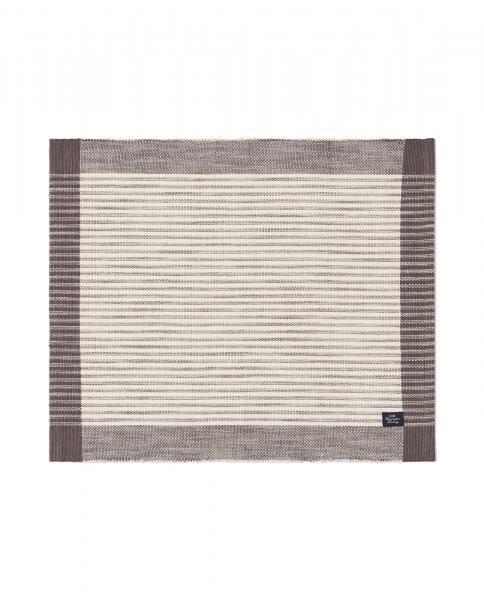 Lexington Placemat Striped Organic Cotton Rib