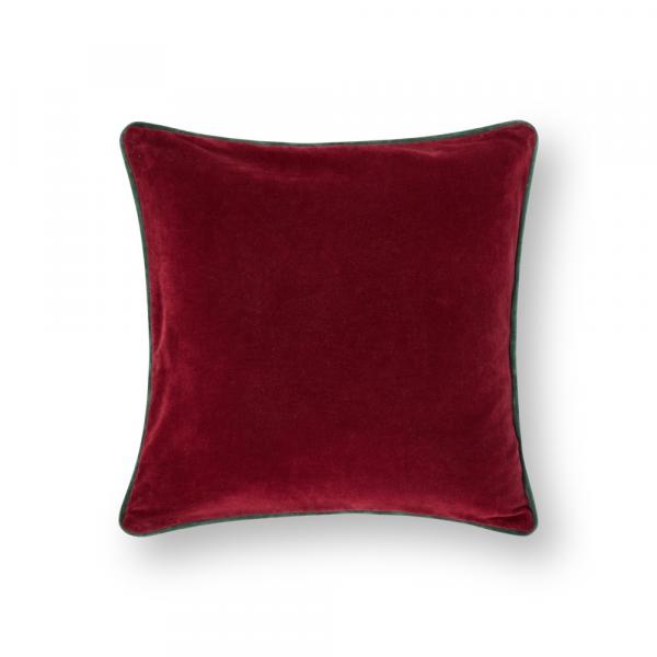 Lexington Wreath Organic Cotton Velvet Kissenbezug