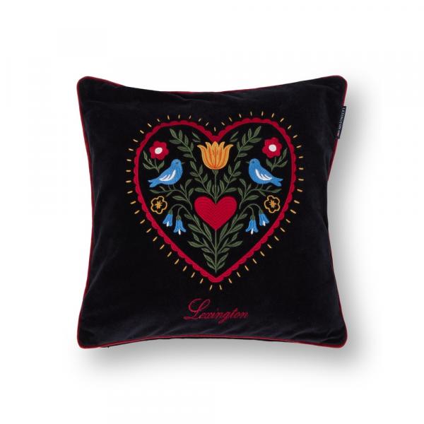Lexington Kissenbezug, Lexington Heart Kissen, Lexington Velvet, Kissenbezug Herz, Kissenhülle Herzmotiv, Samt Kissenbezug, Samtkissen, Velvet Kissenhülle, Kissenbezug Bio-Baumwolle, Organic Cotton Kissen, nachhaltige Kissenhülle,
