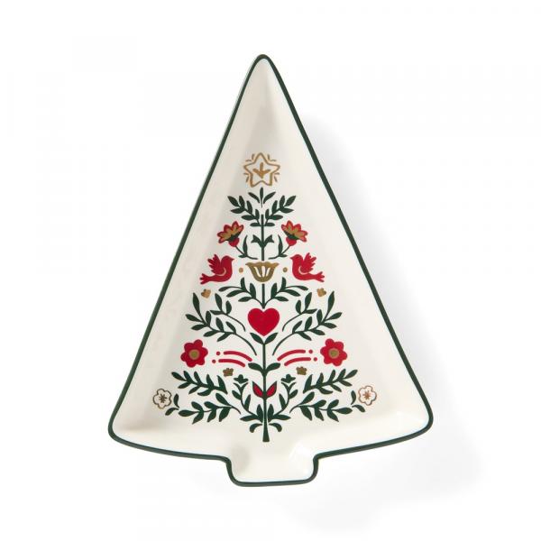 Lexington Christmas Tree Stoneware Small Dish
