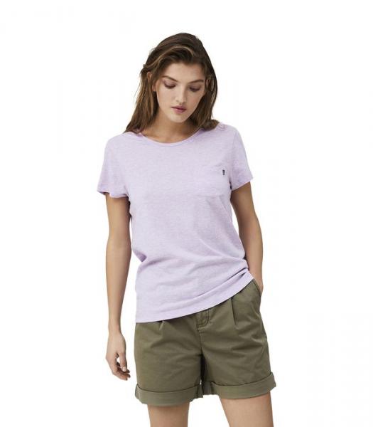 Lexington Ashley Jersey Tee T-Shirt Lavender Melange, Model, Sommer, Shorts