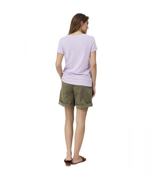 Lexington Ashley Jersey Tee T-Shirt Lavender Melange, Model, Rueckseite