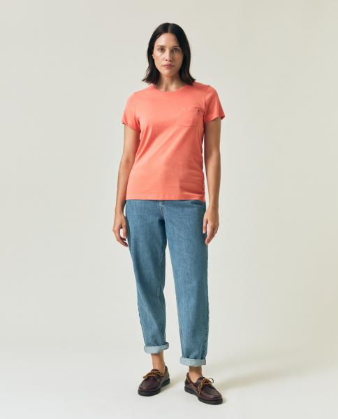 Lexington Cotton Modal Blend Classic Tee Coral