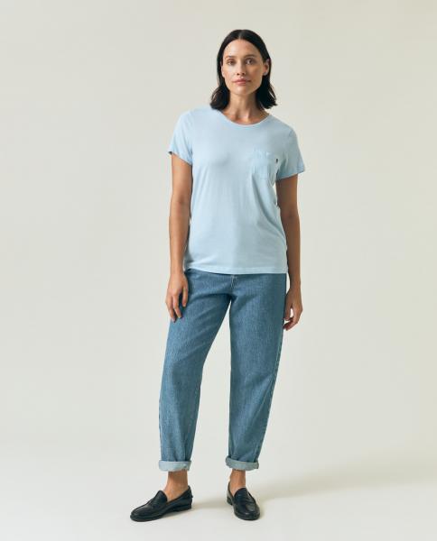 Lexington Cotton Modal Blend Classic Tee Light Blue