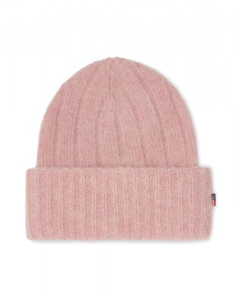 Lexington Alpaca Blend Rib Knitted Beanie Pink