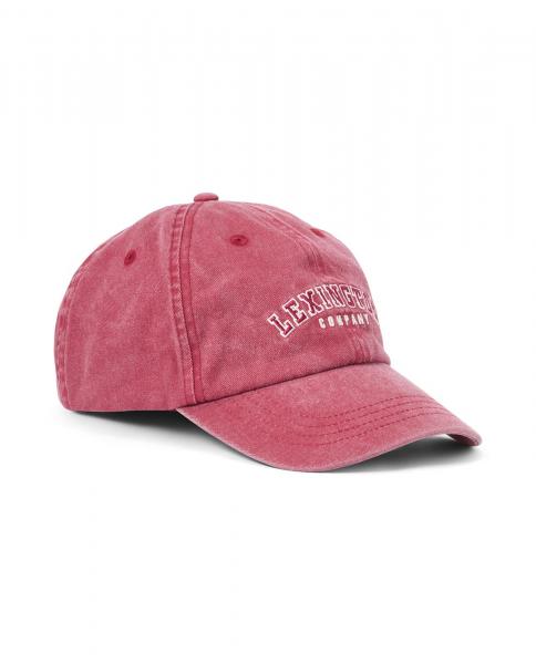 Lexington Washed Cotton Logo Cap Burgundy