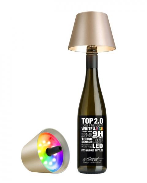 sompex Akku Leuchte Top 2.0. champagner metallic sompex Akku Leuchte Top 2.0. champagner metallic