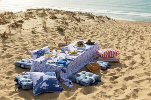 Lexington Organic Cotton Grilled Sea Bass Kitchentowel