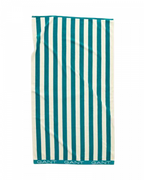 Gant Strandhandtuch Block Stripe Ocean Türkis