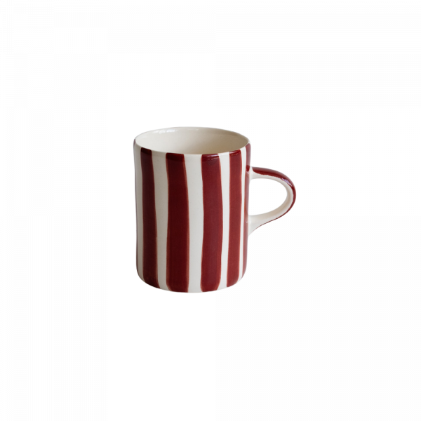 Musango Mugs Candy Strip Paprika Musango Mugs Candy Strip Paprika