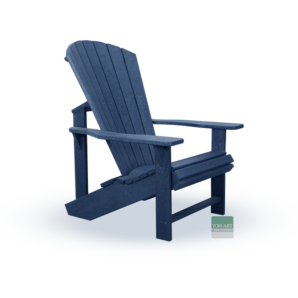 Adirondack Chair Canada Navy Blue rechts seitlich Adirondack Chair Canada Navy Blue rechts seitlich