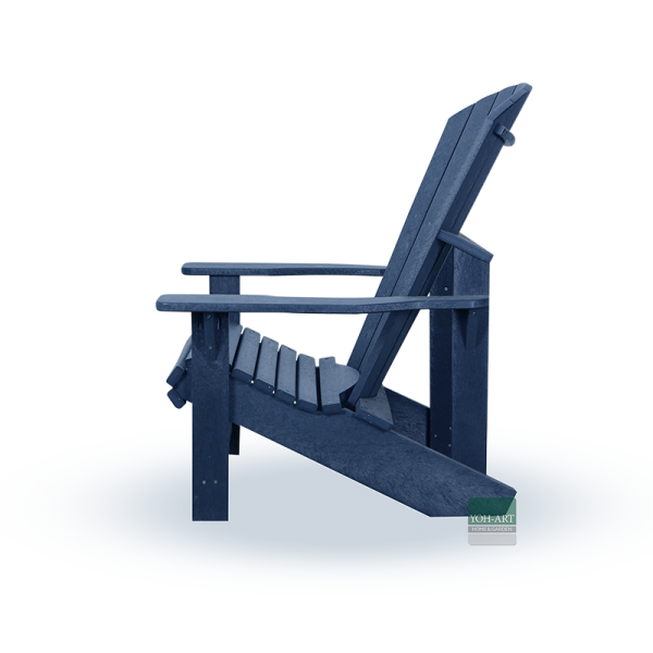 Adirondack Chair Canada Navy Blue seitlich Adirondack Chair Canada Navy Blue seitlich