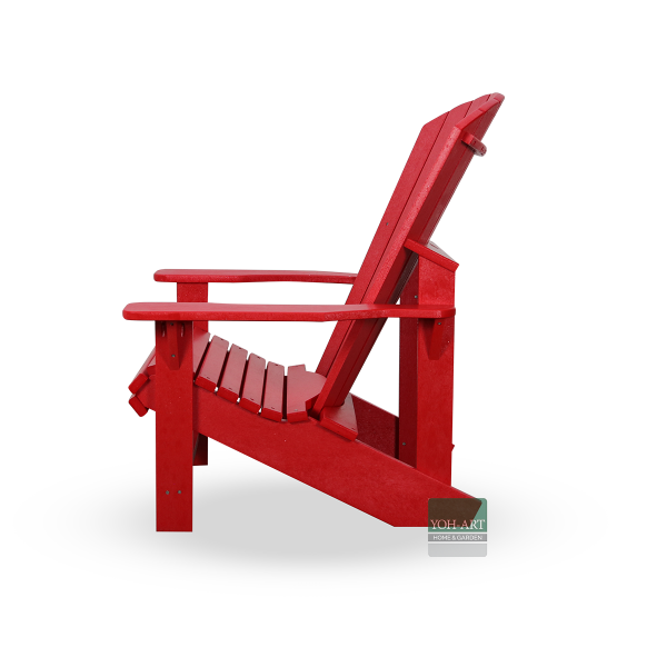 Adirondack Kanadischer Chair Red Adirondack Kanadischer Chair Red