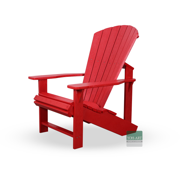 Adirondack Kanadischer Chair Red Adirondack Kanadischer Chair Red
