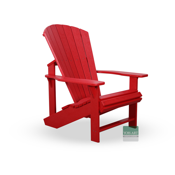 Adirondack Kanadischer Chair Red Adirondack Kanadischer Chair Red