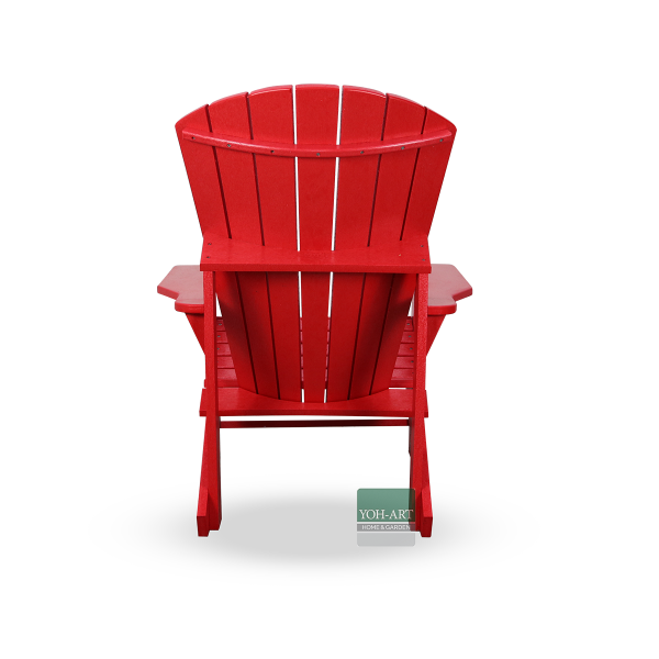 Adirondack Kanadischer Chair Red Adirondack Kanadischer Chair Red