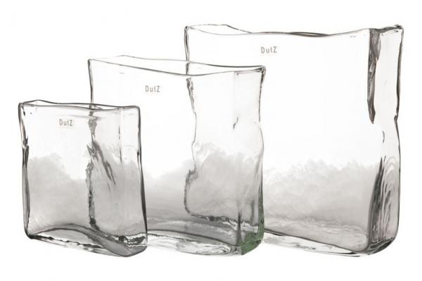 DutZ Vase Rectangular Clear, Schick, schoen, modern DutZ Vase Rectangular Clear, Schick, schoen, modern