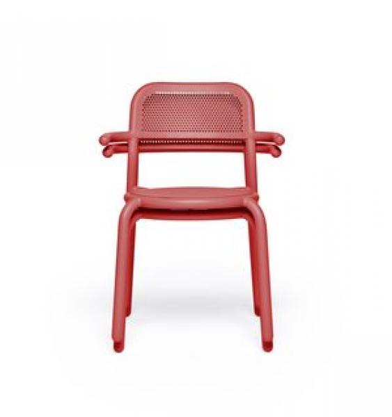 Fatboy Toni Armlehnen Gartenstuhl 2er SET Industrial Red, Schick, Schoen, Blickfang Fatboy Toni Armlehnen Gartenstuhl 2er SET Industrial Red, Schick, Schoen, Blickfang