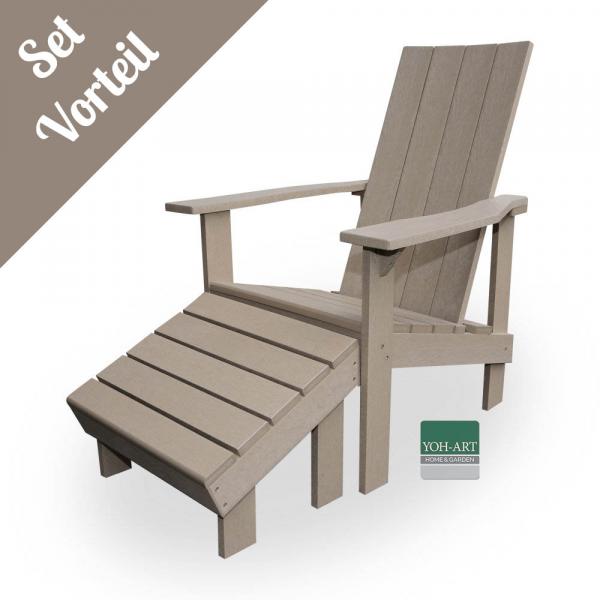 Adirondack Chair Coast Set Beige Adirondack Chair Coast Set Beige