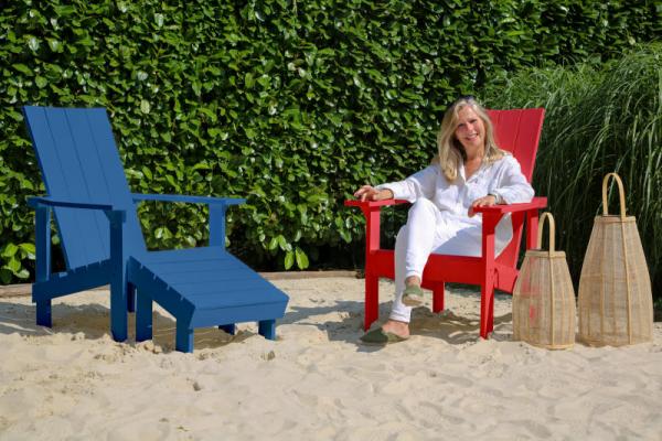 Adirondack Chair Coast Set aus Kanada in Red Adirondack Chair Coast Set aus Kanada in Red