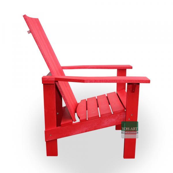 Adirondack Chair Coast Set aus Kanada in Red