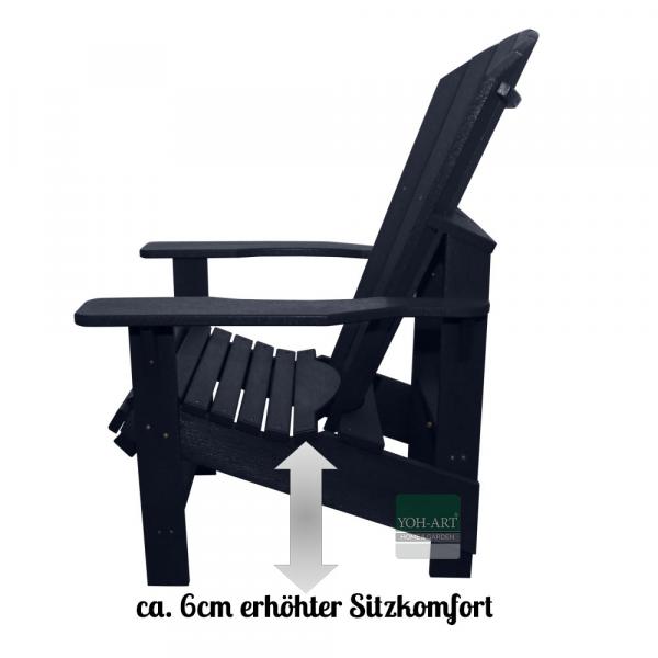 Adirondack Stuhl Comfort Kanadischer Deckchair Black Night Adirondack Stuhl Comfort Kanadischer Deckchair Black Night