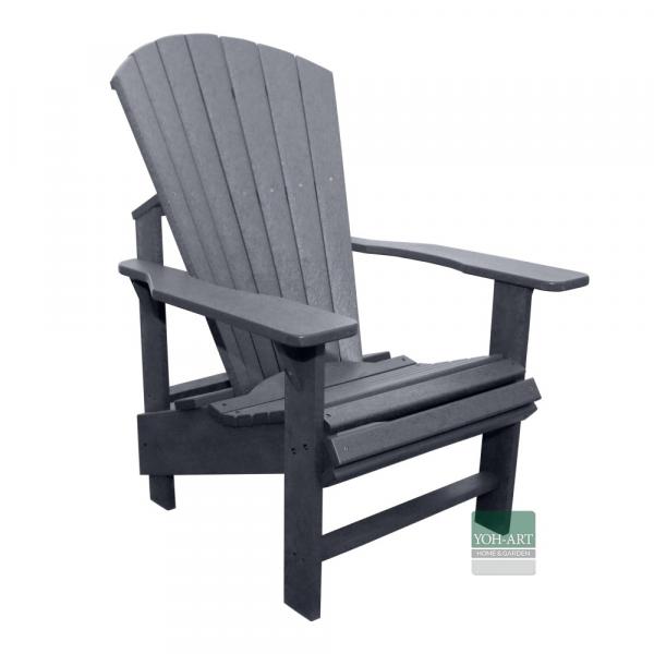 Adirondack Chair Club Canadian Deckchair Slate Grey Adirondack Chair Club Canadian Deckchair Slate Grey