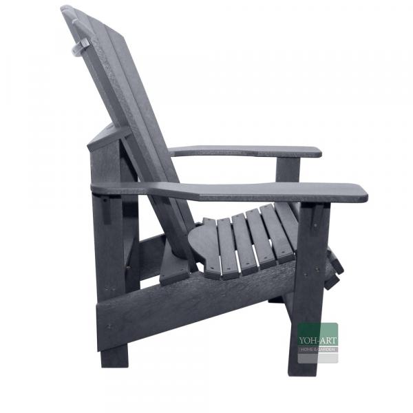 Adirondack Chair Club Canadian Deckchair Slate Grey Adirondack Chair Club Canadian Deckchair Slate Grey