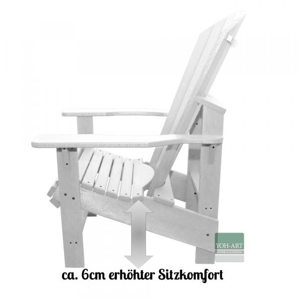 Adirondack Chair Club Kanadischer Deckchair White Adirondack Chair Club Kanadischer Deckchair White