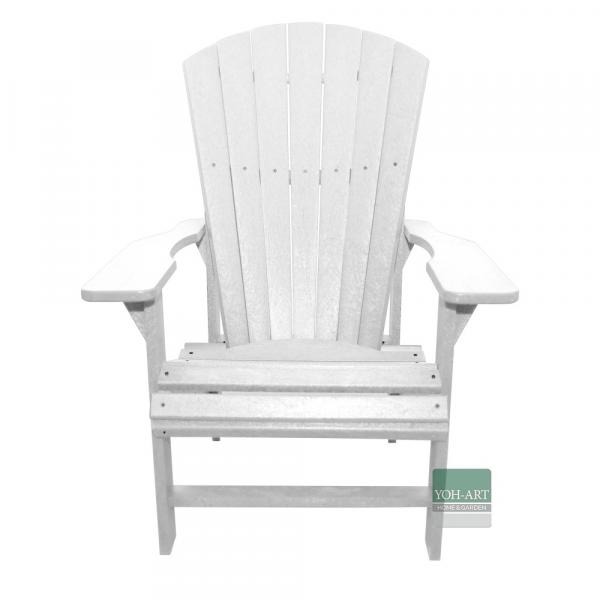 Adirondack Chair Club Kanadischer Deckchair White