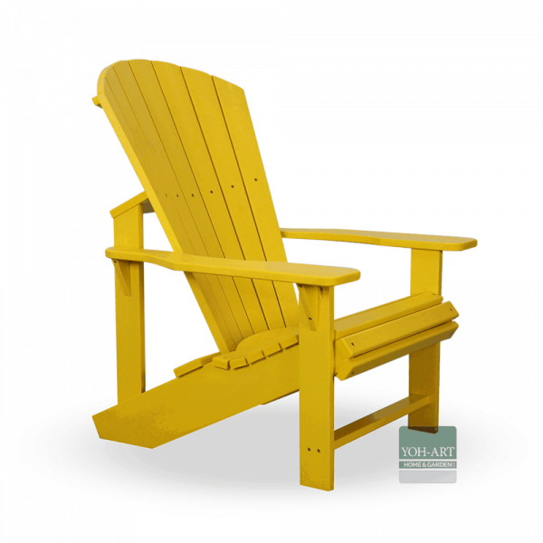 Adirondack Kanadischer Classic Deckchair Yellow Adirondack Kanadischer Classic Deckchair Yellow