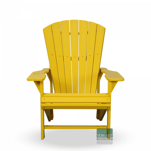 Adirondack Kanadischer Classic Deckchair Yellow Adirondack Kanadischer Classic Deckchair Yellow