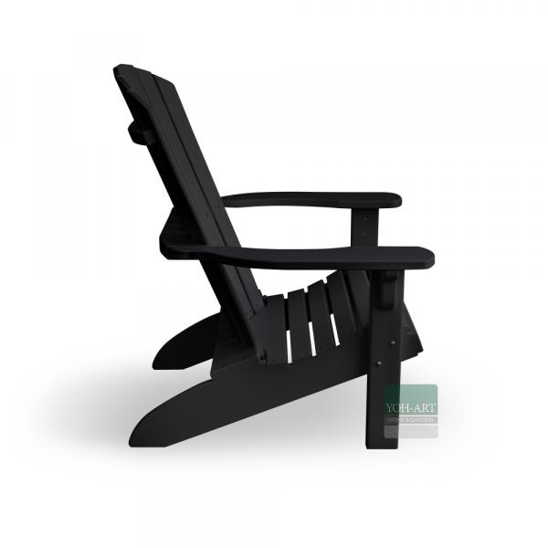 Adirondack Chair USA Classic Black Adirondack Chair USA Classic Black