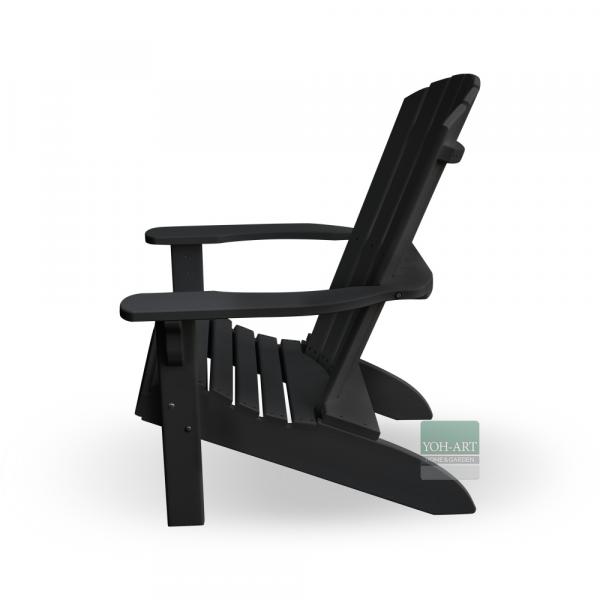 Adirondack Chair USA Classic Black Adirondack Chair USA Classic Black