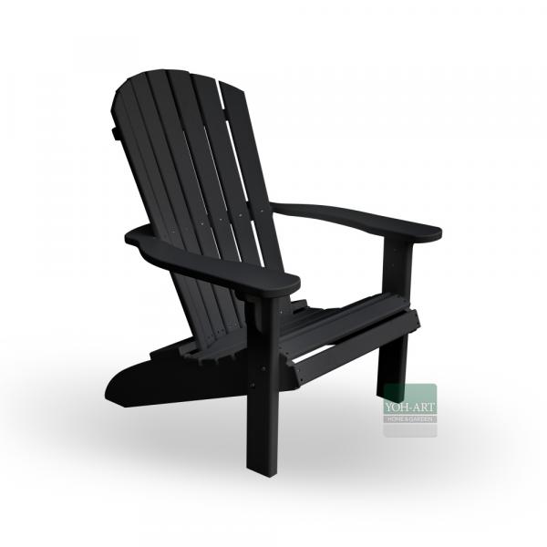 Adirondack Chair USA Classic Black Adirondack Chair USA Classic Black