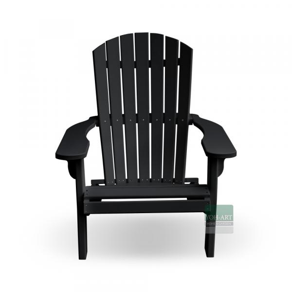 Adirondack Chair USA Classic Black Adirondack Chair USA Classic Black