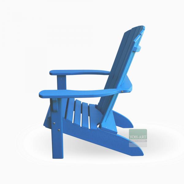 Adirondack Chair USA Classic Blue, Seite, schick