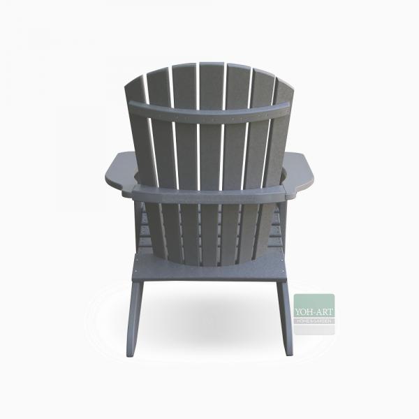 Adirondack Chair USA Classic Dark Gray, Rueckseite Adirondack Chair USA Classic Dark Gray, Rueckseite