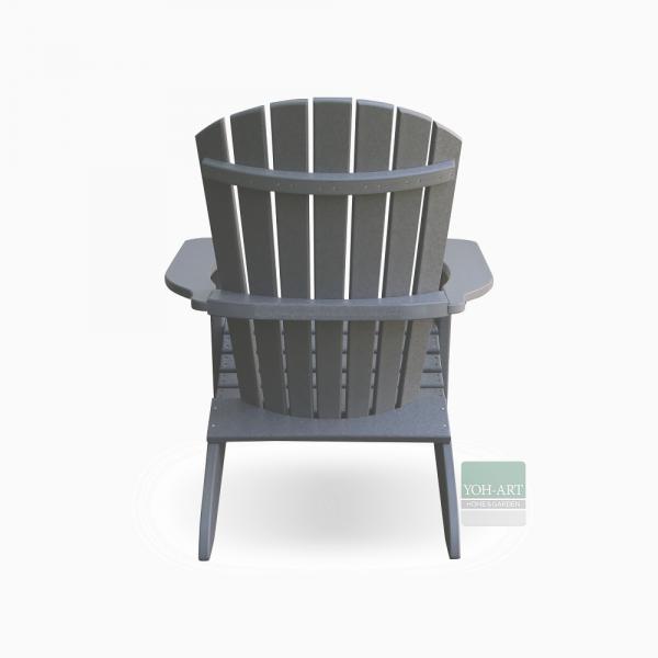 Adirondack Chair USA Classic Dark Gray, Rueckseite