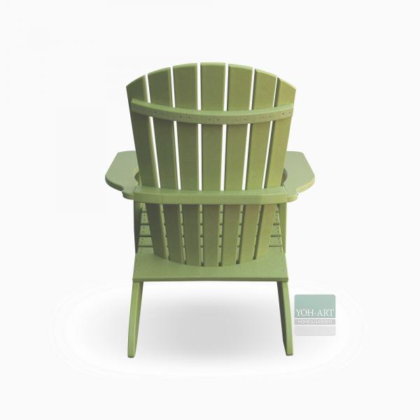 Adirondack Chair USA Classic Lime, Rueckseite
