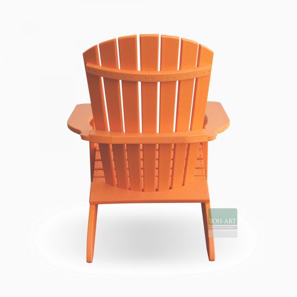 Adirondack Chair USA Classic Orange, Rueckseite