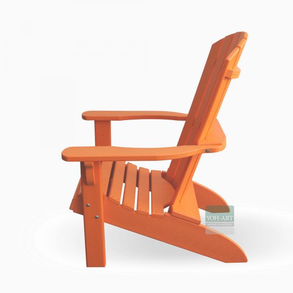 Adirondack Chair USA Classic Orange, Seite, orange