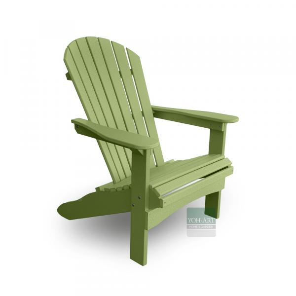 Adirondack Chair USA Classic Relax Kiwi Seitenansicht rechts – moderner Adirondack Gartenstuhl