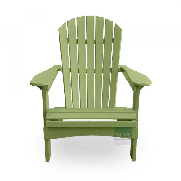 Adirondack Chair USA Classic Relax Kiwi Vorderansicht – bequemer Adirondack Chair für Garten und Terrasse